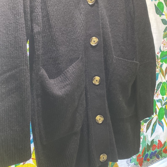 Quince Baby Alpaca-Wool Oversized Cardigan - Picture 10 of 12